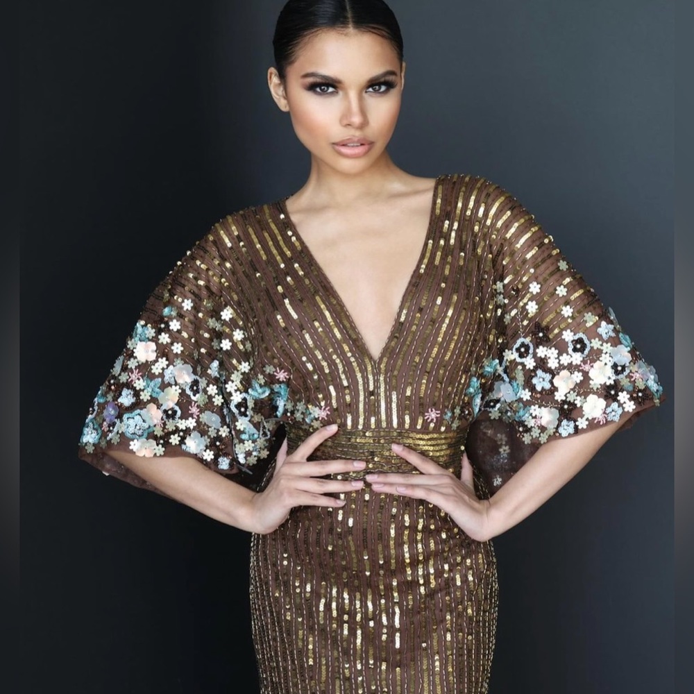 Macduggal Dress bronze